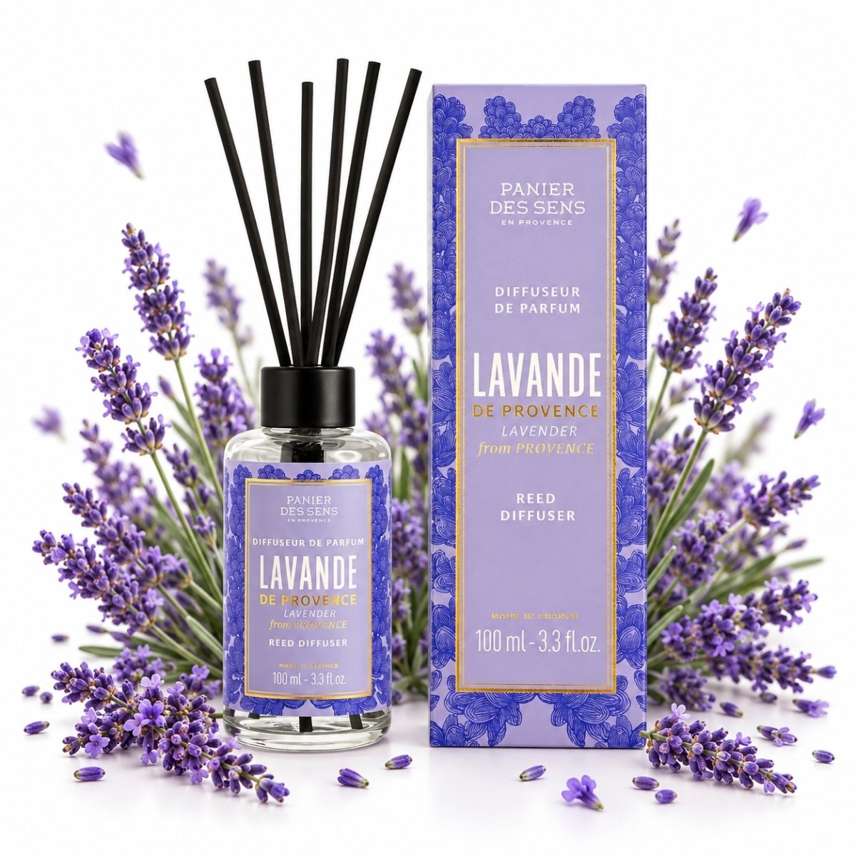 Produktbilde av Panier des Sens Iconic duftpinner - Lavendel