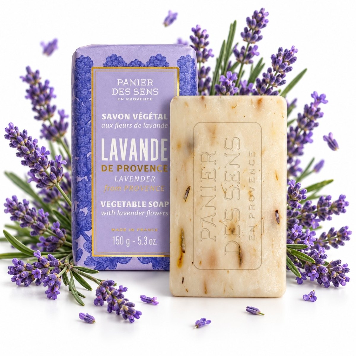 Produktbilde av Panier des Sens Iconic såpe - Lavendel