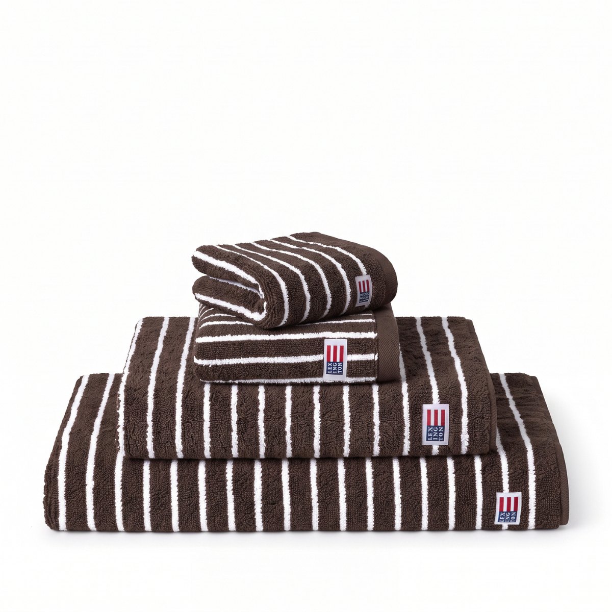 Produktbilde av Lexington Original Pin Striped håndkle - Java/White